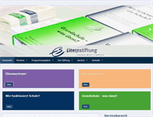 Tablet Screenshot of elternstiftung.de